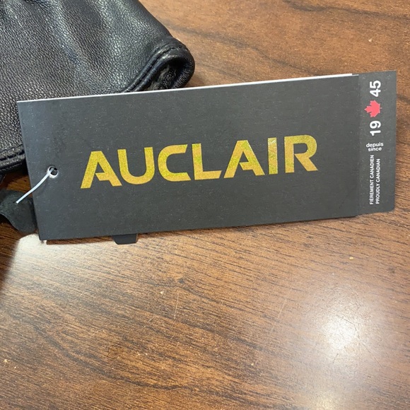 Ladies Belted tartan plaid winter gloves wool w/ sheepskin leather - Picture 4 of 7